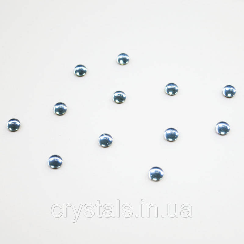 Кабошони Preciosa (Чехія) 3 мм Light Sapphire, фото 1