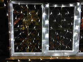 Гірлянда сітка світлодіодна, 120 Led, 1,5x1,5 м, Білий