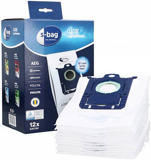 Мішки для пилососу Philips Electrolux S-bag Classic Long Performance E201SM (12шт), фото 1