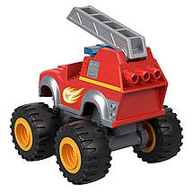Fisher-Price Вспиш та диво-машинки Вспыш Пожежник Fire Rescue Blaze Monster Truck Diecast Vehilce, фото 3