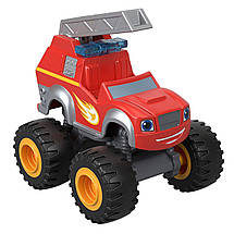 Fisher-Price Вспыш і диво-машинки Вспыш Пожежник Fire Rescue Blaze Monster Truck Diecast Vehilce, фото 3