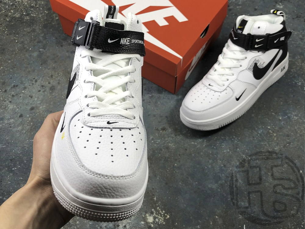 Nike air force store utility mid white