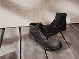 Шкіряні чоловічі чорні чоботи LIVERGY® Німеччина натуральна шкіра, розмір 41, фото 3