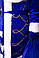 Новорічний костюм Діда Мороза, синій 48-56 р, фото 6