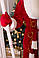 Комплект Діда Мороза та Снігуроньки (червоний та бірюзовий), фото 7