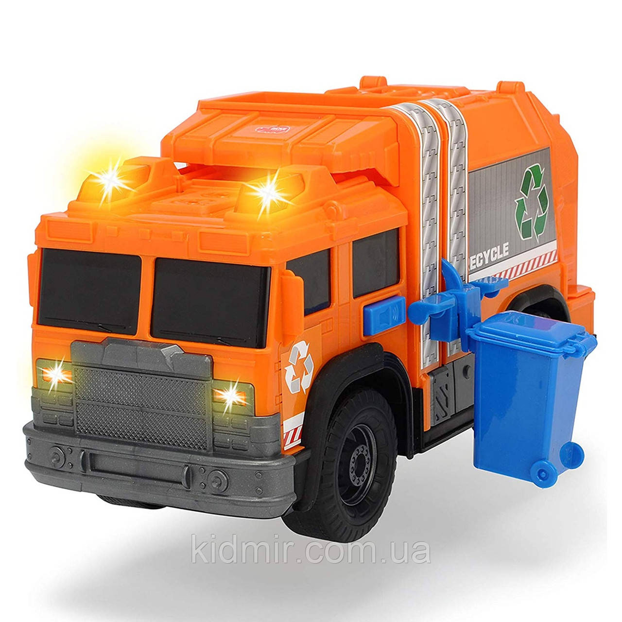 Сміттєвоз із контейнером світлом і звуком Dickie 3306001, фото 1