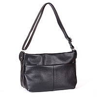 Жіноча шкіряна сумка 46 Чорна