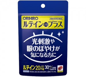 Orihiro Лютеїн 20 мг + зеаксантин, 30 капс на 30 днів