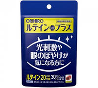 Orihiro Лютеин 20 мг + зеаксантин 30 капс на 30 дней