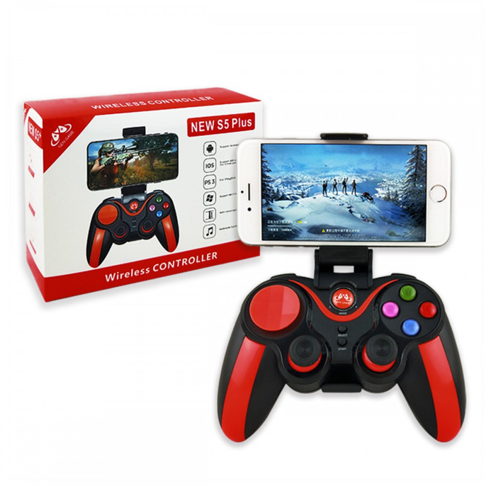 S5 PLUS NEW Бездротовий Геймпад Gen Game Джойстик Bluetooth для PC iOS Android — для смартфона, PC, Smart TV