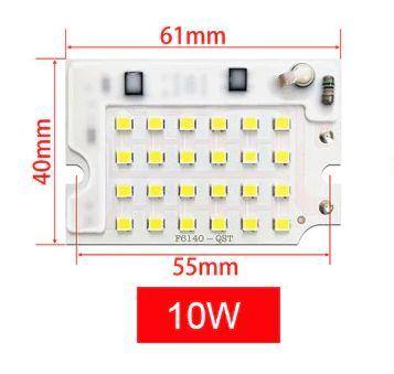 Smart IC 10w Світлодіод 10w 220v SMD 2835 61мм*40мм QST-10w