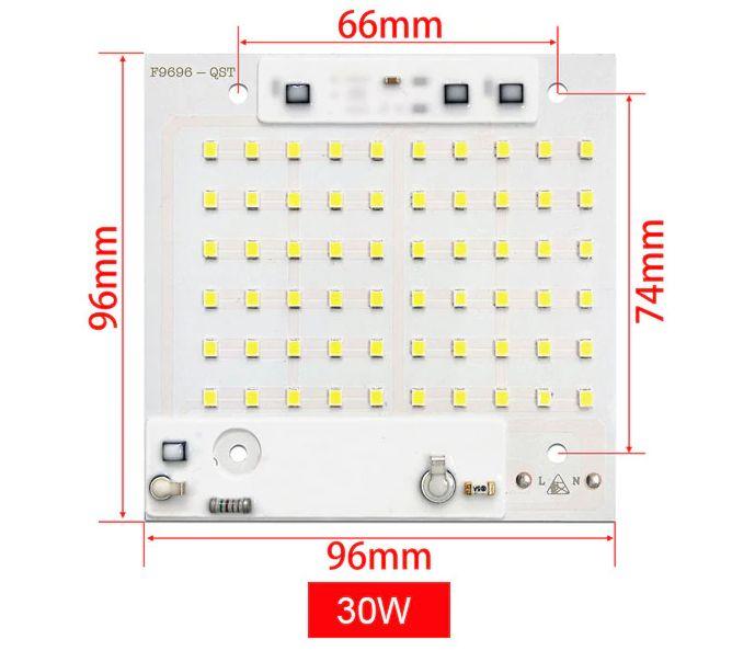 Smart IC 30w Світлодіод 30w 220v SMD 2835 96мм*96мм QST-30w