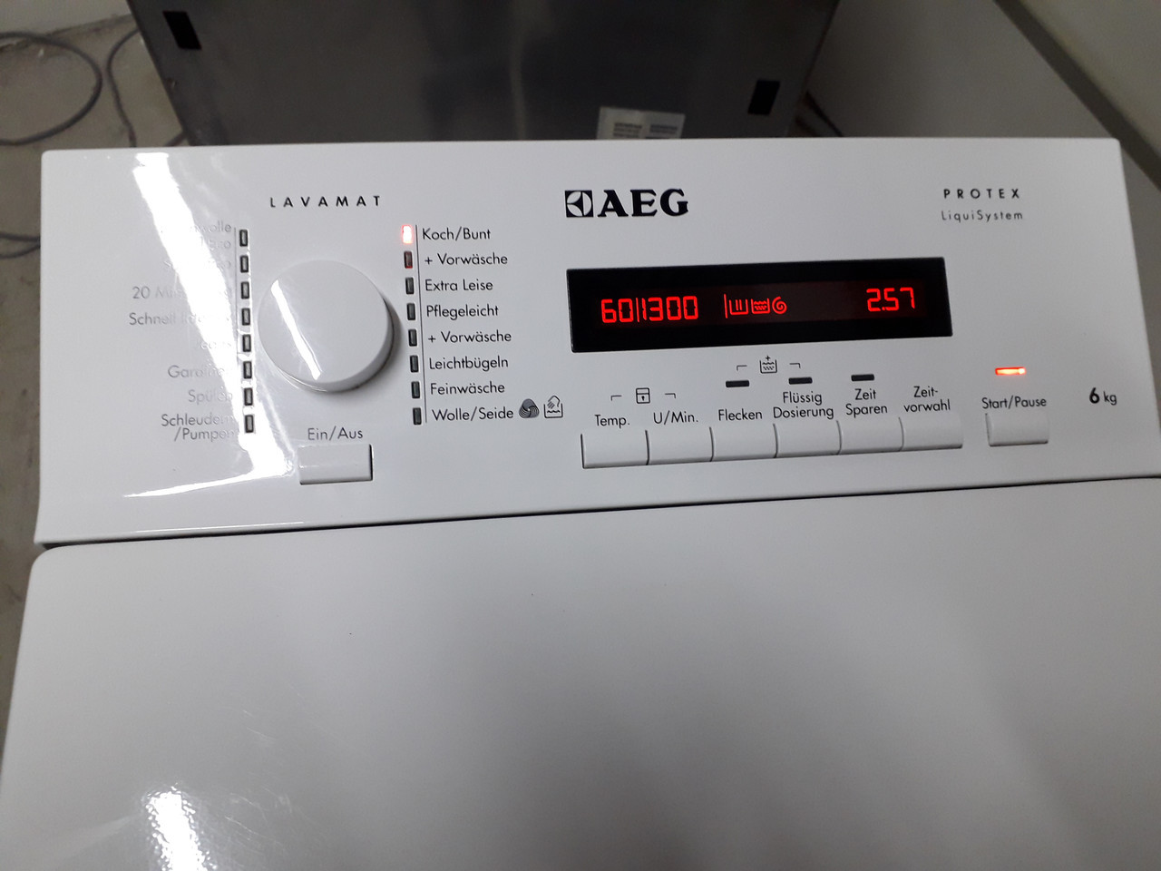 Стиральная Машина Б/У AEG L76265TL3 Protex Вертикальная 40см 6кг.