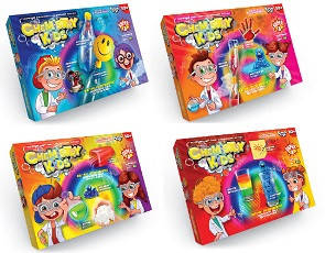 Безпечний навчальний набір для проведення дослідів "CHEMISTRY KIDS" економ укр CHK-02-01U,02U,03U,04U