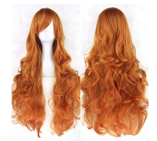 Перука руда довга, хвилясте волосся, фото 1