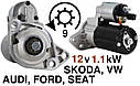 Якорь стартера AUDI CHEVROLET DAEWOO FORD MERCEDES Sprinter Vito NISSAN SEAT SKODA SSANGYONG VW LT, фото 2