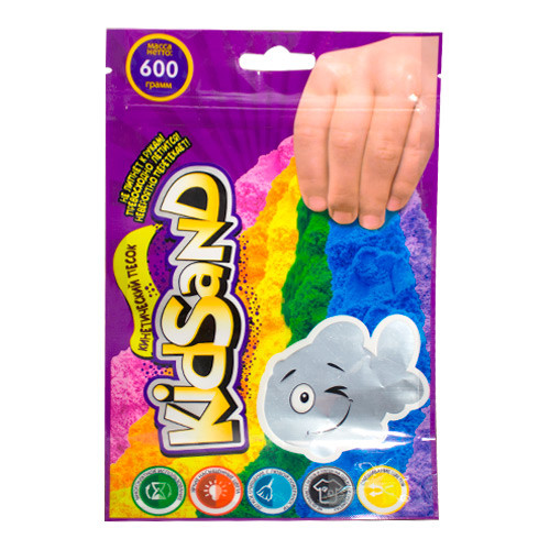 Кінетичний пісок KidSand пакет 600г, фото 1