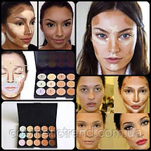 Палітра консилерів для макіяжу (20 кв) Lily Professional Concealer Palette F196-01, фото 5