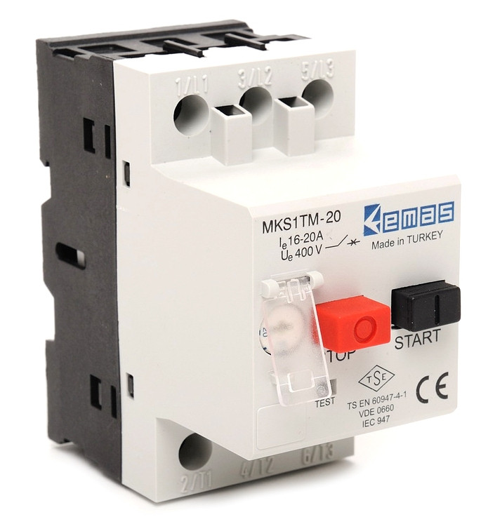 Автомат захисту двигуна термомагнітний (16-20А), фото 1