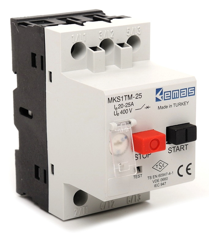 Автомат захисту двигуна термомагнітний (20-25А), фото 1