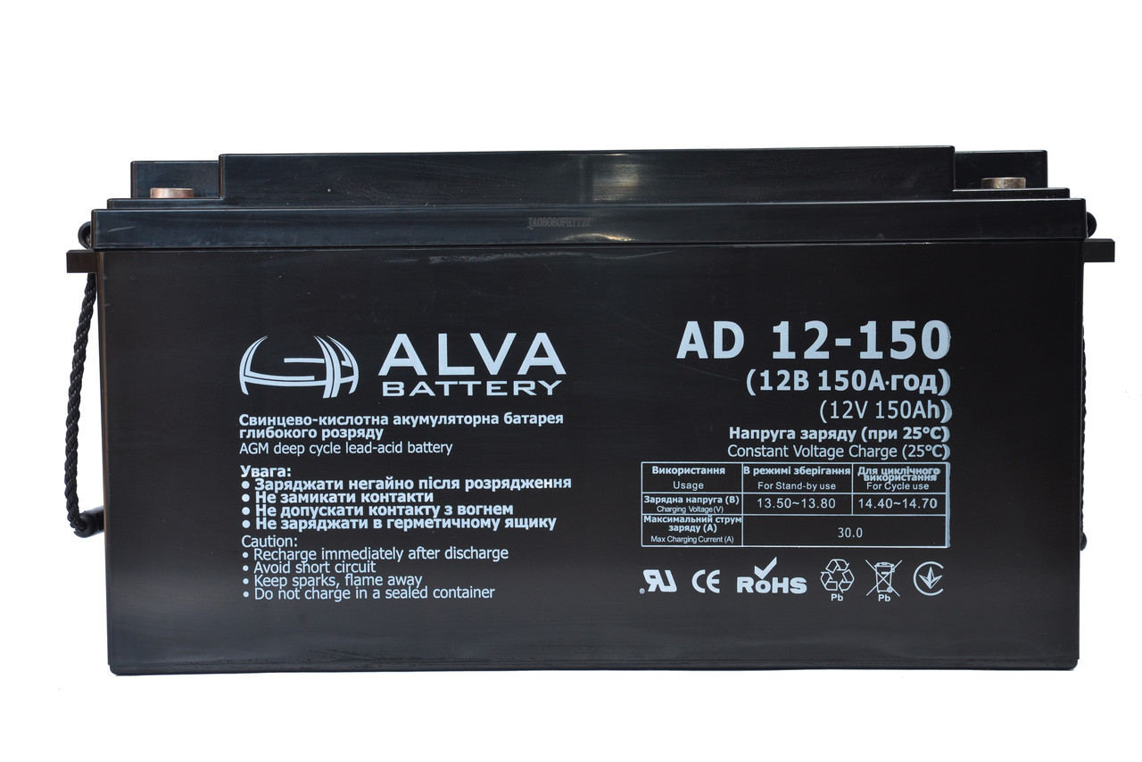 Акумуляторна батарея AD12-150 AGM