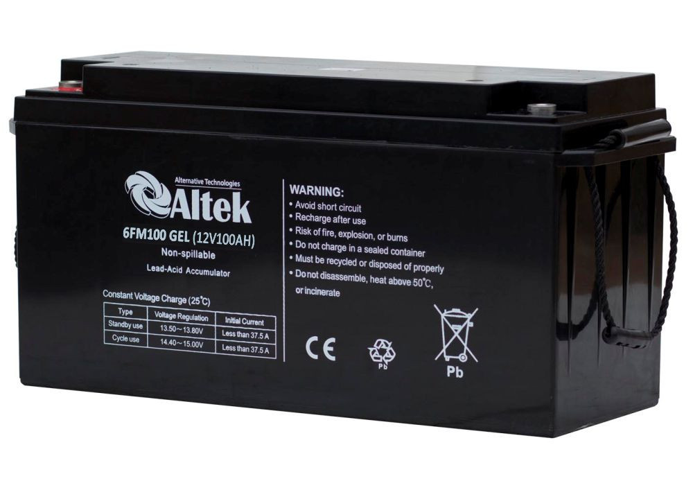 Акумуляторна батарея Altek 6FM100GEL