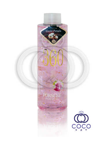 Гель-сироватка з рідким золотом і пелюстками півонії Gold Petals 360