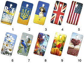 Силіконовий чохол із малюнком для Meizu M5 Note