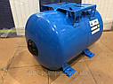 Гідроакумулятор водопостачання 24 л горизонтальний LIDER, фото 3
