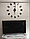 Настінний 3Д годинник. Великий годинник на стіну 3D DIY Clock від 50 до 120см 003Bs (Римські цифри) Чорні, фото 3