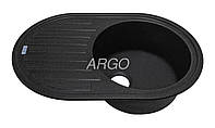 Гранитная мойка для кухни Argo Albero Black 770*500*200