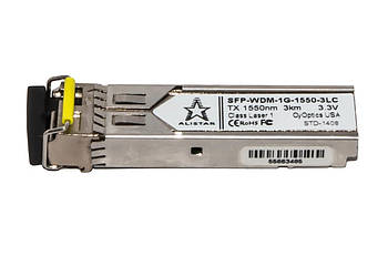 SFP 1000Base-BX 1SM WDM LC 3km TX1550/RX1310nm ddm Alistar