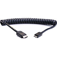 Кабель Atomos AtomFLEX HDMI (Type-A) Male to Mini-HDMI (Type-C) Male Coiled Cable (40-80см) (ATOM4K60C4)