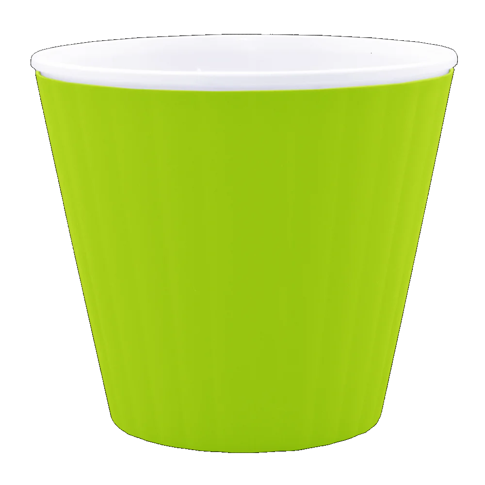 Горщик квітковий Ібіс 15,7*13, оливковий-білий, Україна