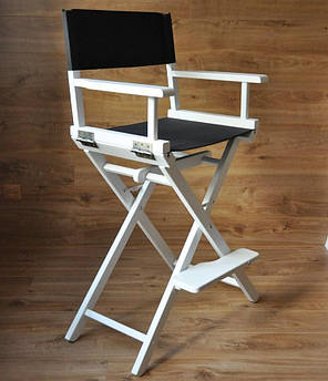 Складаний стілець для візажу Apolo 1 white