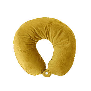 Дорожня подушка для подорожей, жовтий