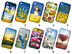 Силіконовий чохол із малюнком для Apple iPhone 3G/3GS