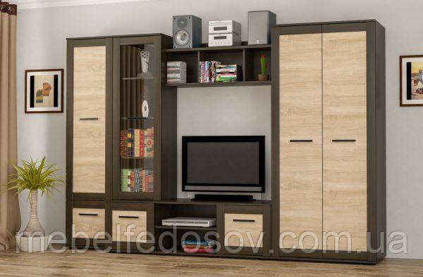 Вітальня 664 (Мебель-Сервіс) 3000х525х2035 мм, фото 1