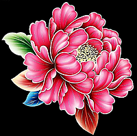 Набор алмазной вышивки (мозаики) "Розовый пион"