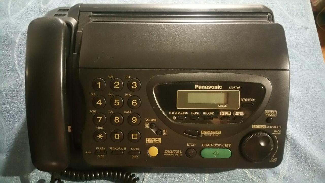 Телефон факс Panasonic KX-FT46 (ID#1087604410), цена: 426 ?, купить на  Prom.ua