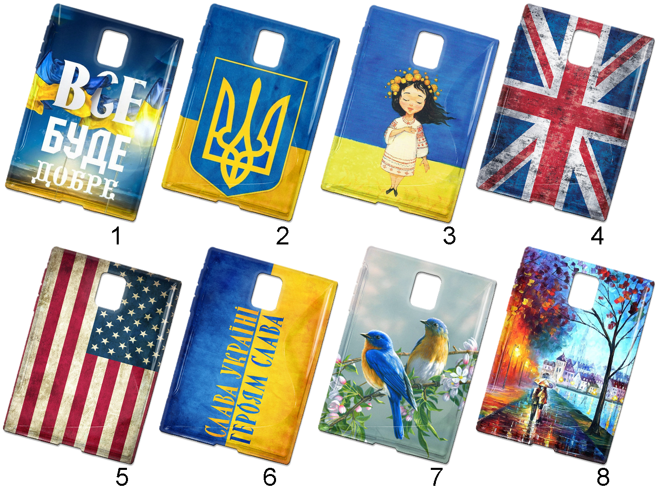 Силіконовий чохол з малюнком для BlackBerry Q30 Passport, фото 1