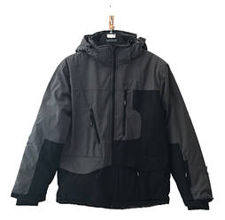 Куртка лижна чоловіча Just Play чорний / сірий (b1325-grey) — L