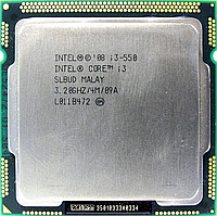 Б/В, Процесор, Intel Core i3-550, 2 ядра 4 потоки, 3.2 гГц