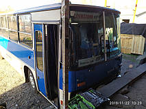Производство и замена лобового стекла триплекс на автобусе Ikarus 260 в Никополе (Украина). 2