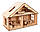 Дерев'яний Ляльковий Будиночок для Ляльок ЛОЛ, будинок меблі 2 поверхи для ляльки LOL ляльковий будиночок 011183, фото 4
