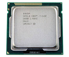 Б/В, Процесор, Intel Core i7-2600, s1155, 8 потоків, 3.4 гГц