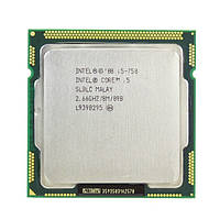 Б/У, Процессор, Intel Core i5-750, s1156, 4 ядра, 4 потока, 2.66 гГц