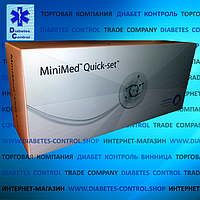 Катетеры для инсулиновой помпы Quick-Set Medtronic 9/110 (Инфузионный набор) 10 шт.