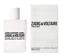 Оригинал Zadig & Voltaire This is her 50 мл ( Задиг волтари ис хер ) парфюмированная вода