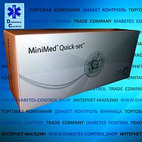 Катетеры для инсулиновой помпы Quick-Set Medtronic 9/60 (Инфузионный набор) 10 шт.